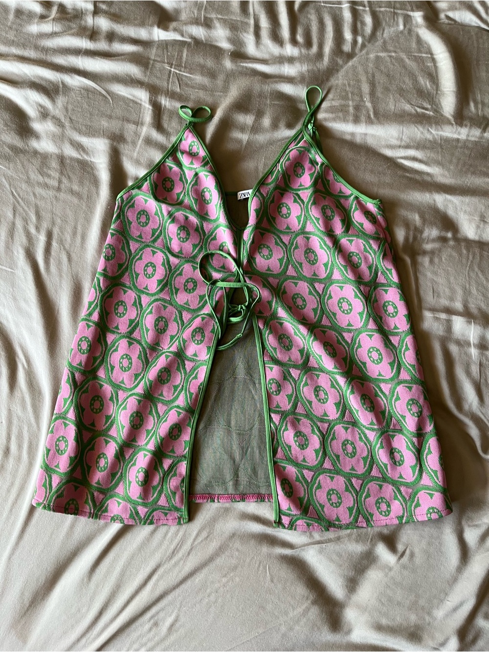 Zara floral cami tank